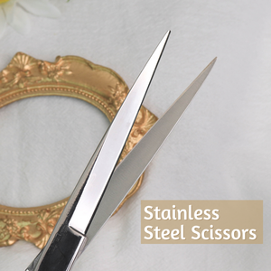 Professional Salon Hair Cutting Scissors Sharp Edge <b>Barber</b> Shears Stainless Steel Hairdresser Tool Kit <b>Set</b> 6-Inch Durable High - Product Image 6