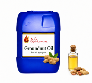ผู้ผลิต AG Organica ขายส่งน้ำมันถั่วลิสงสกัดเย็นสำหรับทำอาหาร น้ำมันอาราชิส ไฮโปเกอา จำหน่ายในปริมาณมาก - Product Image 1