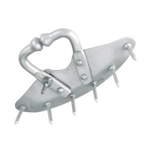 Détartreur de veaux réglable et réutilisable en métal galvanisé avec plaque de protection et pointes - Outil professionnel anti-sucette pour le sevrage du bétail - Product Image 2