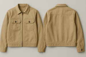 Veste bomber beige décontractée pour usage quotidien, fabrication vietnamienne, style décontracté, étiquette OEM, écologique, prix bas, livraison rapide - Product Image 4