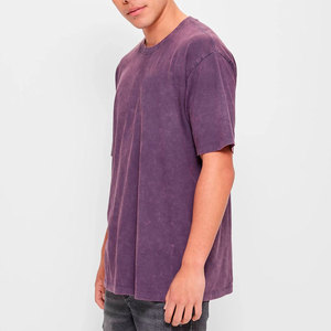 Camiseta de Algodón Suave para Hombre, Cuello Redondo, Diseño Personalizable, Formal, Manga Corta, Corte Holgado, Anti-Pilling, 230g, para Gimnasio, Moda 2025 - Product Image 5