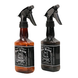 Botella de Spray para Barbería Just Water de 500 ml, Botella de Plástico con Pulverizador Fino para Peinar, Herramienta para el Cuidado y Corte del Cabello en Salón - Product Image 2