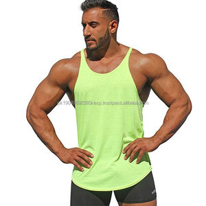 Débardeur de sport surdimensionné 100% coton pour homme, sous-vêtement de style sportif respirant de haute qualité avec tissage tricoté en solde - Product Image 1