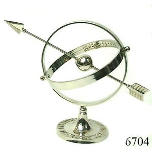 Armillario de latón para decoración del hogar, esfera náutica con base, precio más bajo y alta calidad - Product Image 3