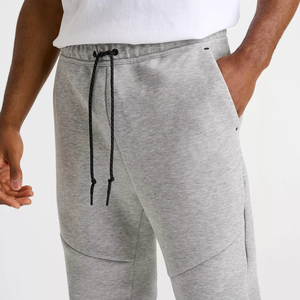 Joggers décontractés pour hommes 100% coton écologiques, style streetwear printemps, coupe ajustée, style hip-hop, personnalisables en gros, OEM - Product Image 4