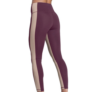 Leggings de yoga pour femmes, design personnalisé, spandex/polyester, extensibles dans quatre directions, antibactériens, avec cordon de serrage, pour l'entraînement - Product Image 3