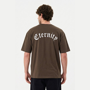 Blank 220GSM Heavy Weight Tshirt Oversize 100% Cotton Plus Size T Shirts For Men Custom Logo Print Street Wear Drop shoulder - Product Image 5