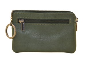 Tarjetero y billetera de cuero genuino de primera calidad personalizado con cierre de botón para guardar tarjetas de crédito - Product Image 3