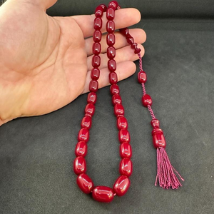 Tasbih en résine fait main personnalisé - Cadeau religieux musulman écologique peint à la main - Décoration de la maison - Product Image 4