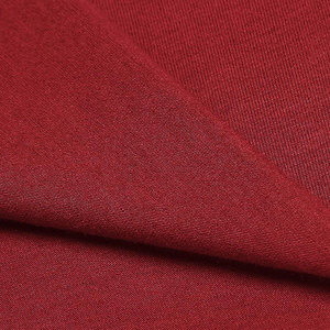 Camiseta de Manga Corta para Hombre, Color Rojo Sólido, Secado Rápido, Corte Regular, Cuello Redondo, Estilo Casual, Tejido de Punto, Ropa Deportiva, 100% Algodón, Logotipo Frontal - Product Image 6