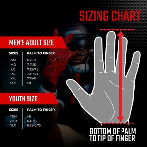 Gants de football Grip Boost - Technologie adhérente Solid Stealth 6.0 Boost Plus - Gants de football pour adultes et jeunes pour les receveurs larges - Product Image 6