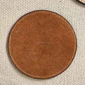 ชุดที่รองแก้วหนังวัวแท้สำหรับทานอาหาร - Product Image 5