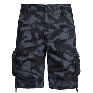 Pantalones cortos cargo elegantes y modernos para hombre, pantalones casuales de algodón elástico con múltiples bolsillos para verano, pantalones cortos deportivos para hombre. - Product Image 1