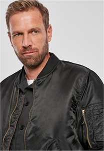 Blouson aviateur MA1 personnalisé avec logo OEM, col montant, décontracté, style bomber avec fermeture éclair, teint en pièce, pour l'automne - Product Image 6