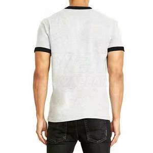 Camisetas de algodón de alta calidad hechas a medida con cuello redondo para hombre, etiqueta privada, camiseta personalizada para hombre, venta en línea - Product Image 3