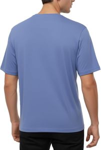 Camiseta Oversize de Corte Cuadrado para Hombre, Cuello Redondo, Color Liso Teñido, Venta al por Mayor, Esencial de Verano, Ropa de Alta Densidad - Product Image 4