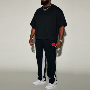 T-shirts Boxy Homme 100% Coton Personnalisés, Délavés à l'Acide, Effet Déchiré, Style Hip Hop, Épaules Tombantes, Coupe Oversize Courte, Impression Numérique DTG - Product Image 6