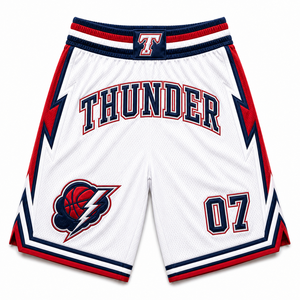 Phoenix Basketball Shorts Custom <b>Mascot</b> Embroidery Mesh Quick Dry Sports Training Uniform Streetwear Supplier Men Pro Court Wear - Product Image 3