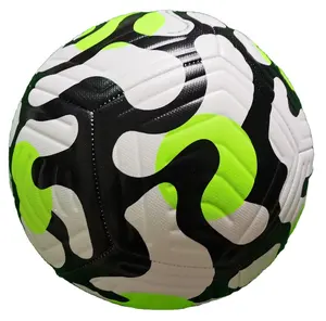 Soccerball ลูกฟุตบอลปากีสถาน,ลูกฟุตบอลเย็บมือขนาด5พร้อมโลโก้ที่กำหนดเองสำหรับฝึกซ้อมฟุตบอล