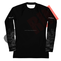 Jujutsu Design personnalisé Rash Guard Premium BJJ Compression chemise pour hommes et femmes NoGi Fight Wear Arts martiaux et grappling Training