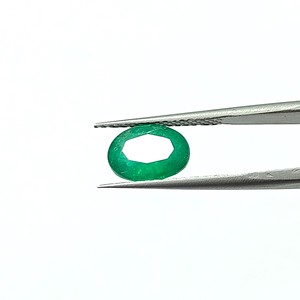 Esmeralda ovalada verde de 3.03 quilates de Zambia, piedra preciosa suelta, tabla Ratti 3.25 - Product Image 3