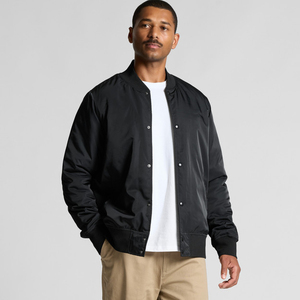 Chaqueta Bomber Extra Grande Personalizada OEM para Hombre, Ropa Urbana, Chaqueta de Moda con Acabado Brillante, Marca Privada y Pedidos al por Mayor - Product Image 5