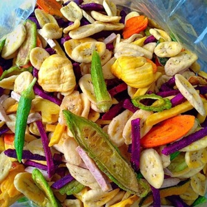MIXED DRIED FRUIT & VEGETABLE - 100% ORGANIC DRIED FRUIT & VEGETABLE - DEHYDRATED HEALTHY SNACK - Product Image 2