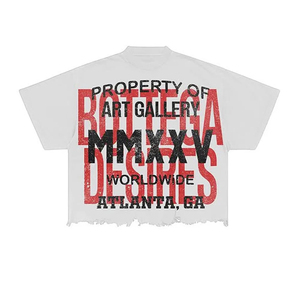 T-shirt de luxe de marque pour homme, vêtements de rue de haute qualité, impression DTG, streetwear, t-shirts graphiques vintage, t-shirt oversize uni pour homme - Product Image 3