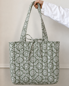 Bolso Tote de Hombro Acolchado de Algodón al por Mayor, Hecho a Mano, para Playa, Mercado, Viajes, Compras, Fabricante y Exportador - Product Image 4