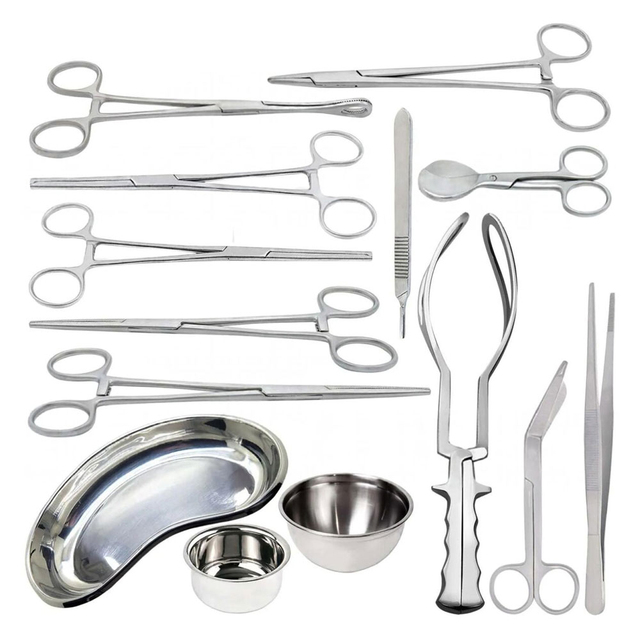Top Grade Manual Surgical Instruments Set Complete Stainless Steel Medical Tools Kit CE Certified for Surgeons Clinics Hospitals