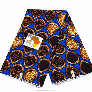 Premium African <b>Wax</b> Ankara Print Fabric Traditional Textile for Women Dresses Clothing Sewing and Design - Product Image 5