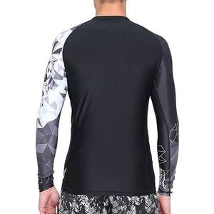 Mejor Camiseta de Compresión para Natación, Ajuste Delgado, Manga Larga, Cuello Redondo, Impresión por Sublimación, para Hombre - Product Image 4