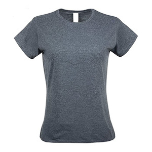 T-shirts pour femmes en tissu doux de luxe, imprimés numériquement, écologiques, unis et vierges, pour l'extérieur - Product Image 2