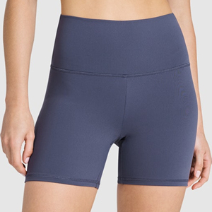 Shorts de sport sans couture taille haute pour femme – Yoga, course à pied, fitness - Product Image 4