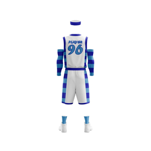 Maillot de basket-ball unisexe sans manches avec short assorti et détails personnalisés du joueur, matériau personnalisable pour l'été - Product Image 3