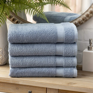 Ensemble de serviettes de bain, de visage et de toilette en coton jacquard 100% de haute qualité, confortables, séchage rapide, super absorbantes et douces - Product Image 2