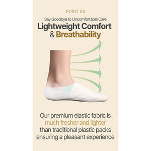 Masque pour les pieds de luxe SALM MOA, pack non tissé, exfoliant, absorption rapide, essence, réparation des talons secs, OEM ODM, soin de la peau exfoliante - Product Image 4