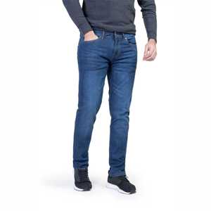 Los Mejores Jeans de Mezclilla Elásticos Ajustados de Color Azul Índigo para Hombre, Transpirables, al Por Mayor, Clásicos, de Mezcla de Algodón, a la Moda - Product Image 1