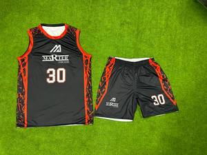 Tenue d'équipe de haute qualité pour jeunes, personnalisée, imprimée par sublimation, respirante, 100% polyester, ensemble de basket-ball rose, personnalisé pour hommes et femmes - Product Image 4