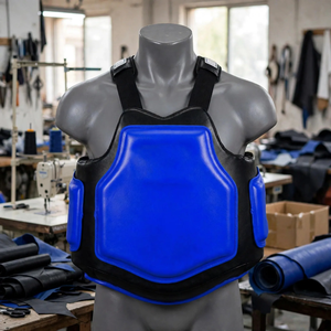 Protector de Pecho de Cuero de Alta Calidad Ecológico para Boxeo, MMA, Artes Marciales, Protector de Costillas, Protector Corporal Sólido para Entrenamiento de Kickboxing y Muay Thai - Product Image 5