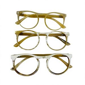 Top à la mode exigeant luxe lunettes naturel vache boeuf corne nouvelles lunettes mode papillon Antique Design corne cadres - Product Image 1