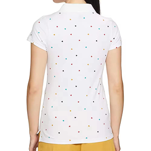 เสื้อผู้หญิงแบบสวมใส่สบาย ระบายอากาศได้ดี ทรงเข้ารูป แขนสั้น ผ้าถัก ลายเรียบ - Product Image 2
