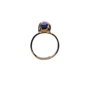 Wedding Wear 925 Sterling <b>Silver</b> Gold Plated Jewelry <b>Opal</b> Kyanite Ruby Gemstone Women Wear Classic <b>Ring</b> - Product Image 3
