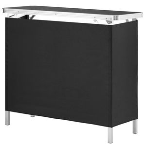 Tavolo da Bar Pieghevole Portatile per Interni ed Esterni con Custodia e Vano Portaoggetti - Product Image 2