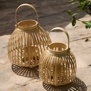 Lanterne décorative en bambou, lanternes tissées à la main, fourniture en gros, autres porte-bougies et pots - Product Image 6