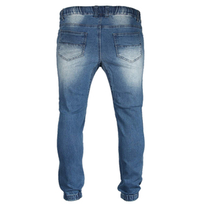 Jeans en denim vintage légers et de qualité supérieure pour hommes, coupe droite, style streetwear, déchirés, décontractés, tendance Y2K, couleur unie, pour l'été - Product Image 3