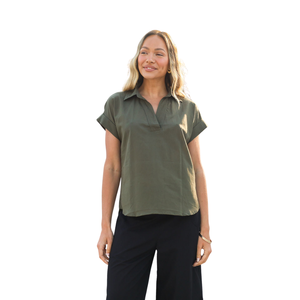 Camisa Estampada para Mujer, Blusa Casual con Botones para Uso Diario - Product Image 4