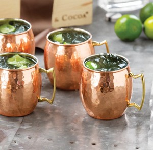 Taza de Cobre, Taza Metálica Resistente con Diseño Elegante para Uso Doméstico y Comercial - Product Image 4