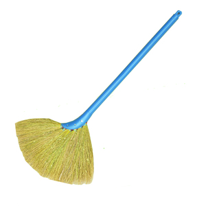 ไม้กวาดฟางข้าวพร้อมหลอดสำหรับทำความสะอาดพื้นในบ้านด้ามไม้ไผ่ - Product Image 6