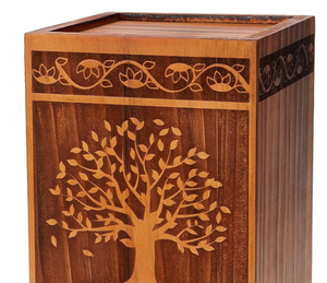 โกศบรรจุอัฐิไม้ธรรมชาติสไตล์อเมริกันสมัยใหม่ คุณภาพเยี่ยม ทำด้วยมือ เป็นมิตรกับสิ่งแวดล้อม - Product Image 5